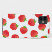 Coques Case-Mate iPhone Motif de fraises (Dos (Horizontal))