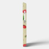 Coques Case-Mate iPhone Motif de fraises d'aquarelle (Verso / Gauche)