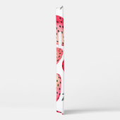 Coques Case-Mate iPhone Motif de fraises d'aquarelle. (Verso / Droite)
