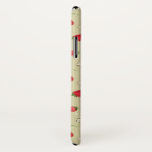 Coques Case-Mate iPhone Motif de fraises d'aquarelle (Dos/Droite)