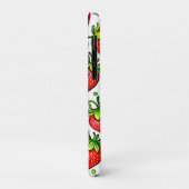 Coques Case-Mate iPhone Motif de fraises rouges juteuses (Dos/Gauche)