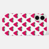 Coques Case-Mate iPhone Motif de framboise rose Fruit Baie (Verso (horizontal))