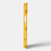 Coques Case-Mate iPhone Motif de fromage jaune (Verso / Droite)