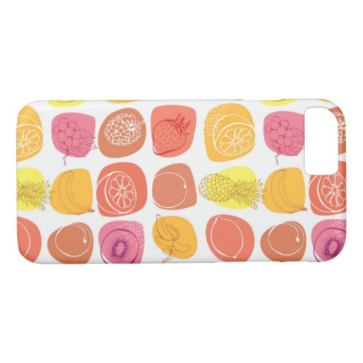Coques Case-Mate iPhone Motif de fruit (Dos (Horizontal))