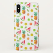 Coques Case-Mate iPhone Motif de fruit glacé d'aquarelle (Dos)