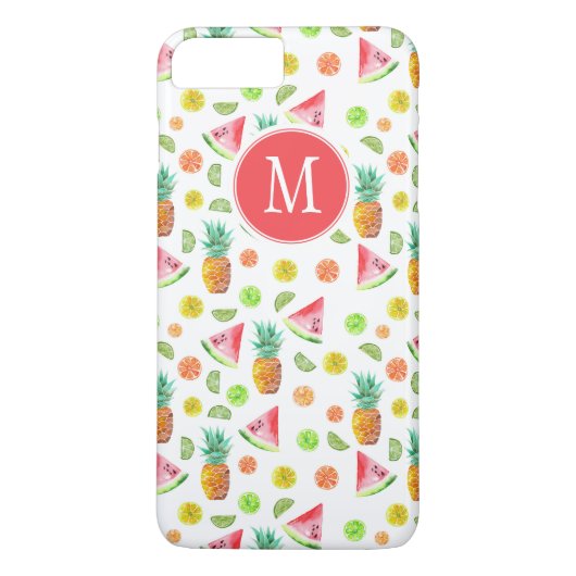 Coques Case-Mate iPhone Motif de fruit glacé d'aquarelle (Dos)