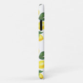 Coques Case-Mate iPhone Motif de fruits aux citrons jaunes (Dos/Droite)