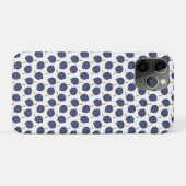 Coques Case-Mate iPhone Motif de fruits de la bombe Abstraite bleue marine (Dos (Horizontal))