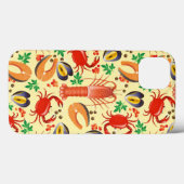 Coques Case-Mate iPhone Motif de fruits de mer (Verso (horizontal))