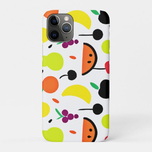 Coques Case-Mate iPhone Motif de fruits néon Tropical Glow (Dos)