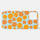 Coques Case-Mate iPhone Motif de fruits orange (Verso (horizontal))