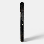 Coques Case-Mate iPhone Motif de galaxie Gold Star Constellation (Verso / Gauche)
