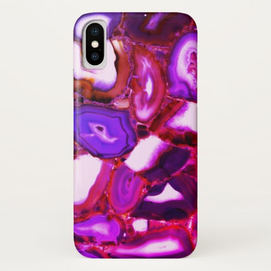 Coques Case-Mate iPhone motif de géoode rose Abstrait (Dos)