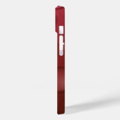 Coques Case-Mate iPhone Motif de goutte d'eau rouge (Verso / Gauche)