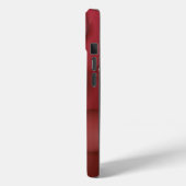 Coques Case-Mate iPhone Motif de goutte d'eau rouge (Verso / Gauche)