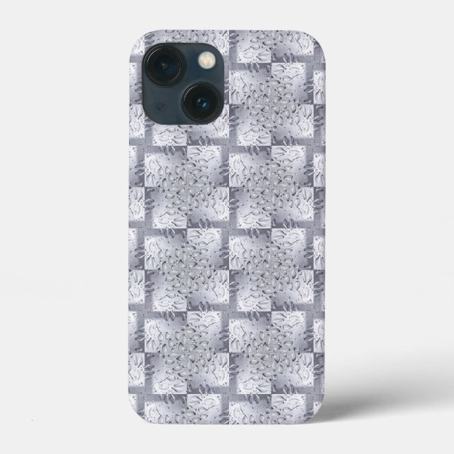Coques Case-Mate iPhone Motif de gouttes d'eau en acier (Verso)
