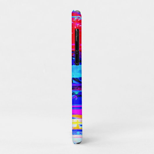 Coques Case-Mate iPhone Motif de gravure de couleur (Dos/Gauche)