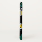 Coques Case-Mate iPhone Motif de grenouilles jaunes vertes (Dos/Droite)