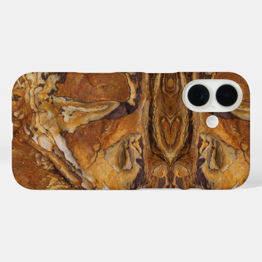 Coques Case-Mate iPhone motif de grès (Verso (horizontal))