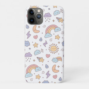 Case-Mate iPhone Case Motif de gribouillis météorologiques mignons