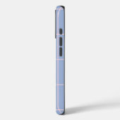 Coques Case-Mate iPhone Motif de grille bleu clair et rose (Verso / Gauche)