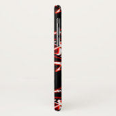 Coques Case-Mate iPhone Motif de guitare électrique en métal lourd rouge e (Dos/Gauche)