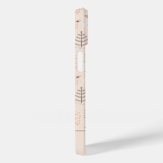 Coques Case-Mate iPhone Motif de hérisson de bois mignon (Verso / Droite)