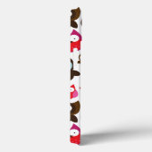 Coques Case-Mate iPhone motif de hibou coloré (Verso / Droite)