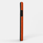 Coques Case-Mate iPhone Motif de Jacquard Orange Preppy (Dos/Droite)
