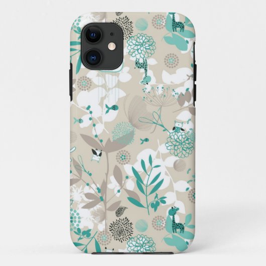 Coques Case-Mate iPhone Motif de jardin (Dos)