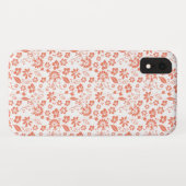 Coques Case-Mate iPhone Motif de Jardin Floral Tropical Moderne (Dos (Horizontal))