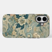 Coques Case-Mate iPhone Motif de jardin oriental (Verso (horizontal))
