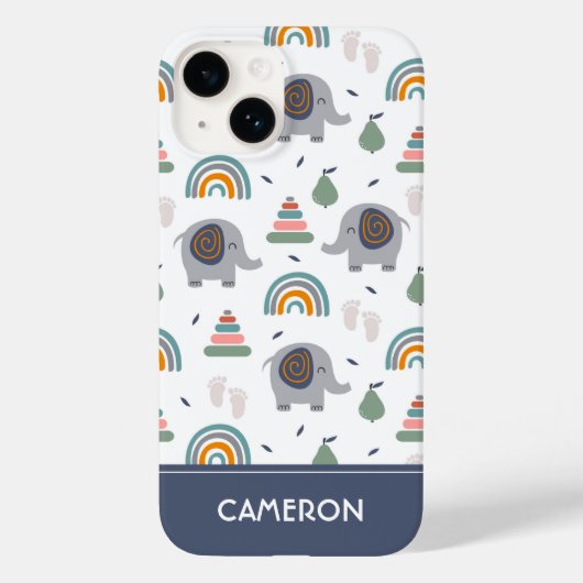 Coques Case-Mate iPhone Motif de jouets pour bébé mou (Verso)