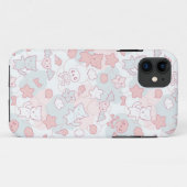 Coques Case-Mate iPhone motif de kawaii avec le griffonnage (Dos (Horizontal))