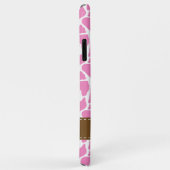 Coques Case-Mate iPhone Motif de la Girafe rose (Dos/Droite)