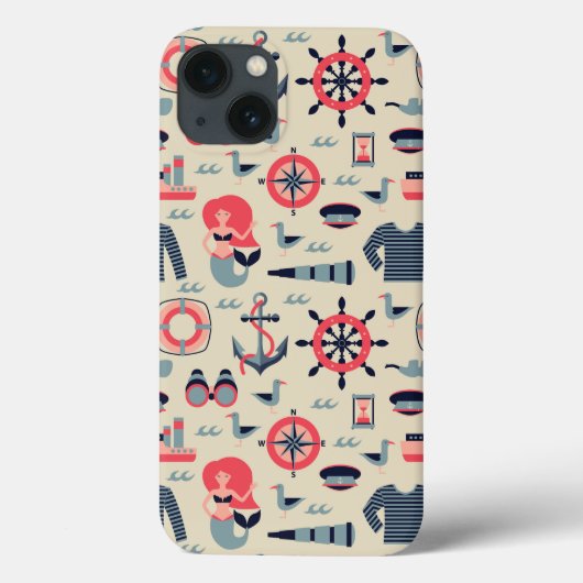 Coques Case-Mate iPhone Motif de la Marine (Verso)