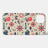 Coques Case-Mate iPhone Motif de la Marine (Verso (horizontal))