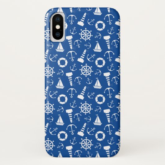 Coques Case-Mate iPhone Motif de la mer bleue (Dos)