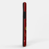 Coques Case-Mate iPhone Motif de la nouvelle année (Dos/Droite)