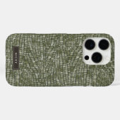 Coques Case-Mate iPhone Motif de la peau animale sauvage du crocodile du s (Verso (horizontal))