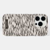Coques Case-Mate iPhone Motif de la peau animale sauvage du tigre (Verso (horizontal))