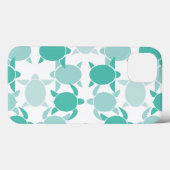 Coques Case-Mate iPhone Motif de la tortue Turquoise (Verso (horizontal))