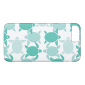 Coques Case-Mate iPhone Motif de la tortue Turquoise (Dos (Horizontal))