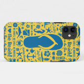 Coques Case-Mate iPhone Motif de la volée d'été (Dos (Horizontal))