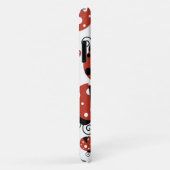 Coques Case-Mate iPhone Motif De Ladybugs, Mignons Ladybugs, Red Ladybugs (Dos/Droite)