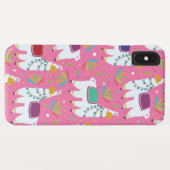 Coques Case-Mate iPhone Motif de lama mignon (Dos (Horizontal))