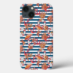 Etui iPhone 13 Motif De L'Amidon Et De La Grève