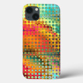 Coques Case-Mate iPhone Motif de l'arc-en-ciel fondu (Verso)