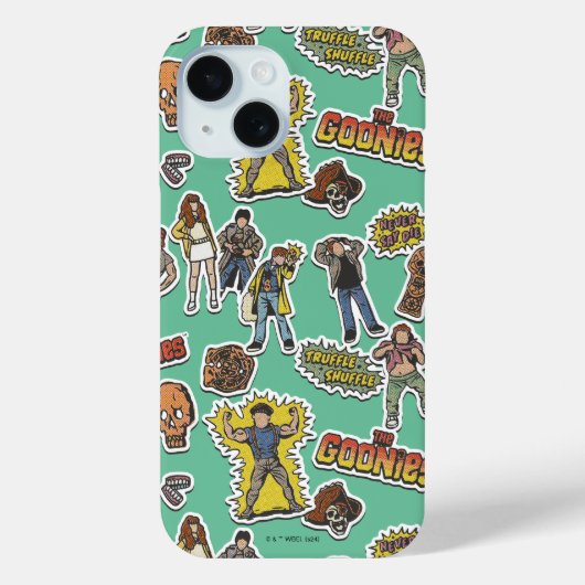 Coques Case-Mate iPhone Motif de l'autocollant rétro Goonies (Verso)