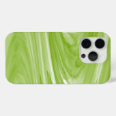 Coques Case-Mate iPhone Motif de l'eau vert citron (Verso (horizontal))